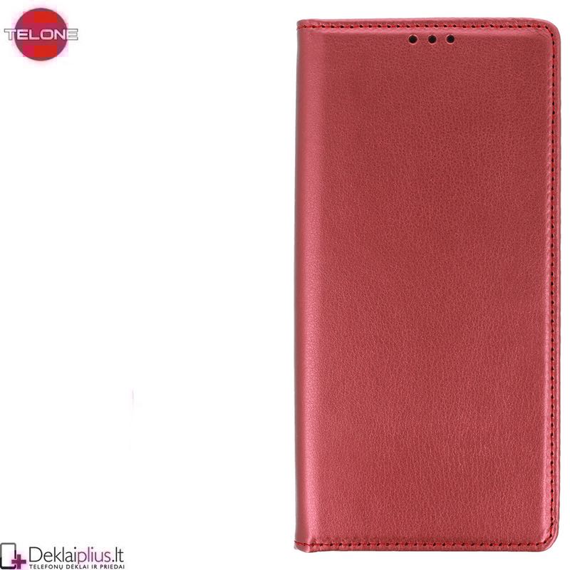 Telone dirbtinos odos dėklas - bordo spalvos (Xiaomi 14 Ultra) Telone dirbtinos odos dėklas - bordo spalvos (Xiaomi 14 Ultra)